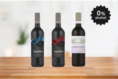 3 beste alcoholvrije rode wijnen