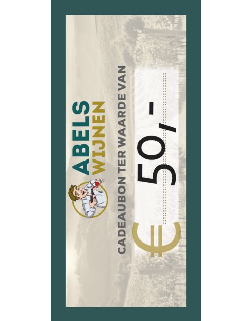 Cadeaubon t.w.v. €50,-