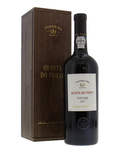 Ferreira Quinta do Porto Vintage 2017 Port in luxe houten kist
