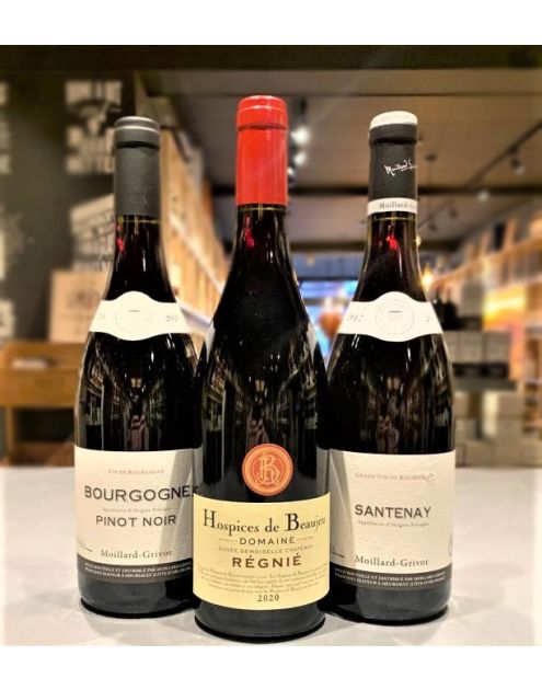 Proefpakket Bourgogne Rood (3 flessen)