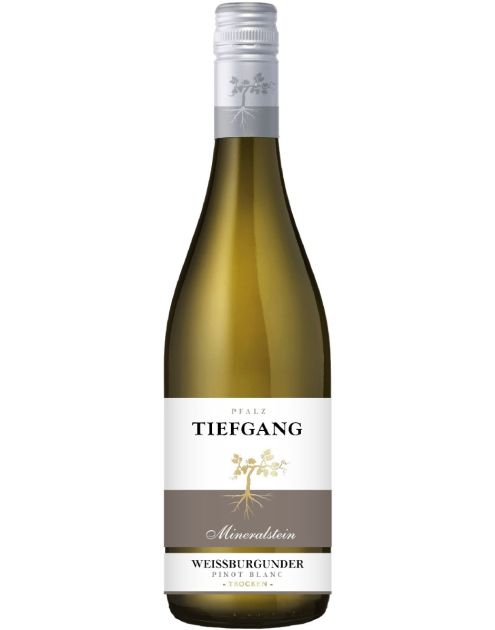 Tiefgang Mineralstein Weissburgunder Pinot Blanc Trocken