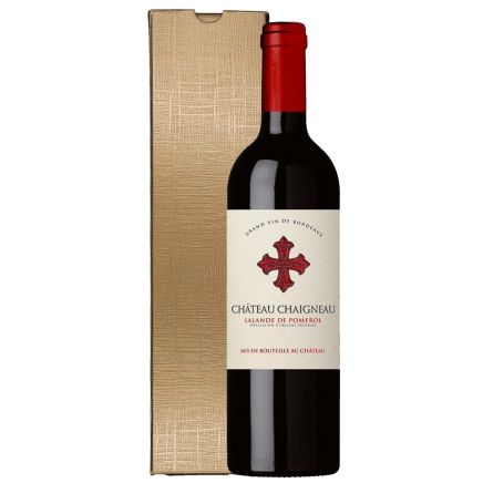 Château Chaigneau Lalande de Pomerol 2016 in cadeaudoos
