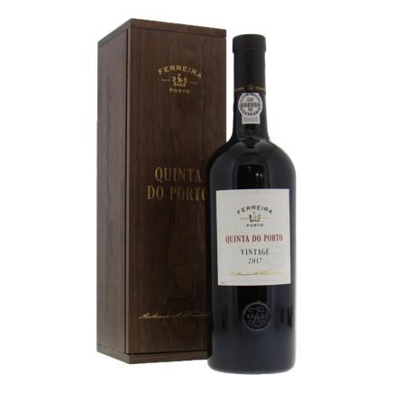 Ferreira Quinta do Porto Vintage 2017 Port in luxe houten kist